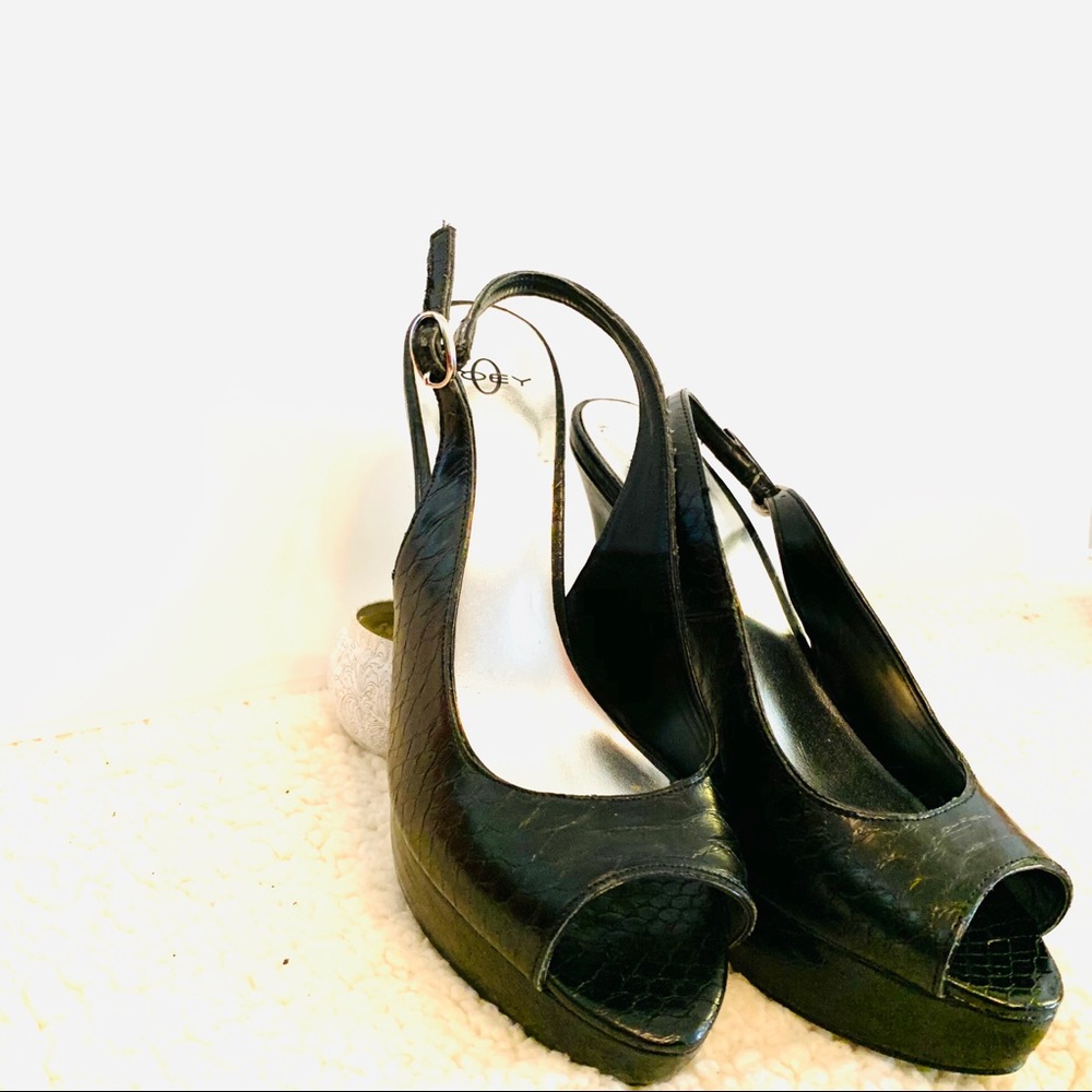 Joey sling back platform heels - Picture 5 of 8